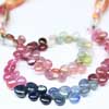Natural Multi Sapphire Smooth Polished Heart Beads Strand 8 Inches and Sizes 5mm to 6mm Approx. Sapphire is a gemstone variety of Corrundum species. It comes in different color variety of green, blue, red, orange, pink and others. 